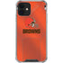 NFL Cleveland Browns Team Jersey iPhone 12 Mini Clear Case