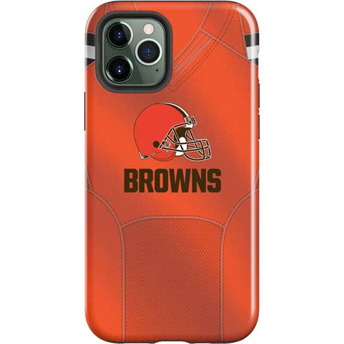 NFL Cleveland Browns Team Jersey iPhone 12 Pro Max Impact Case