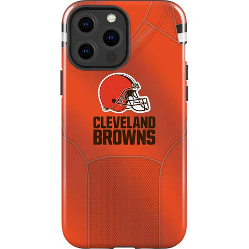 NFL Cleveland Browns Team Jersey iPhone 13 Pro Max Impact Case