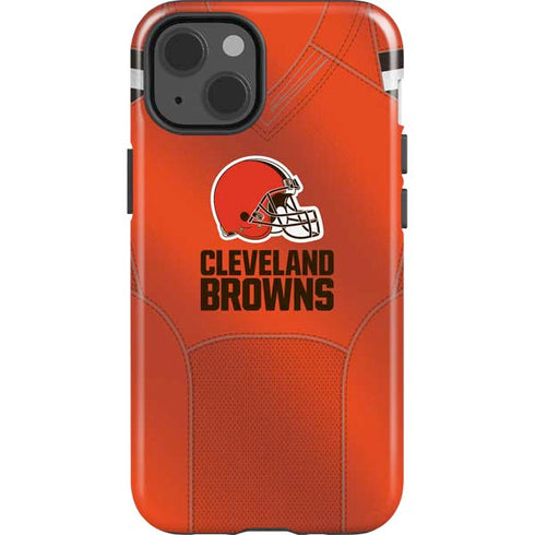 NFL Cleveland Browns Team Jersey iPhone 15 Impact Case