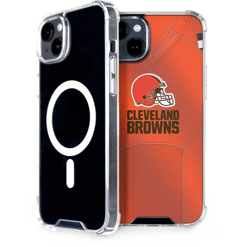 NFL Cleveland Browns Team Jersey iPhone 14 MagSafe Case