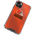 NFL Cleveland Browns Team Jersey iPhone 14 Plus Clear Case