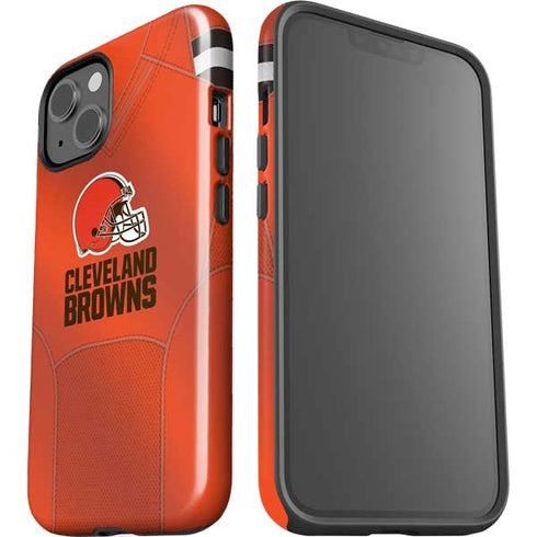 NFL Cleveland Browns Team Jersey iPhone 15 Impact Case