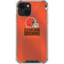 NFL Cleveland Browns Team Jersey iPhone 14 Plus Clear Case