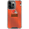 NFL Cleveland Browns Team Jersey iPhone 15 Pro Clear Case