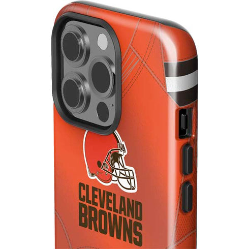 NFL Cleveland Browns Team Jersey iPhone 15 Pro Impact Case