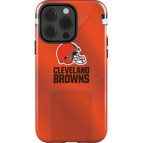 NFL Cleveland Browns Team Jersey iPhone 14 Pro Impact Case