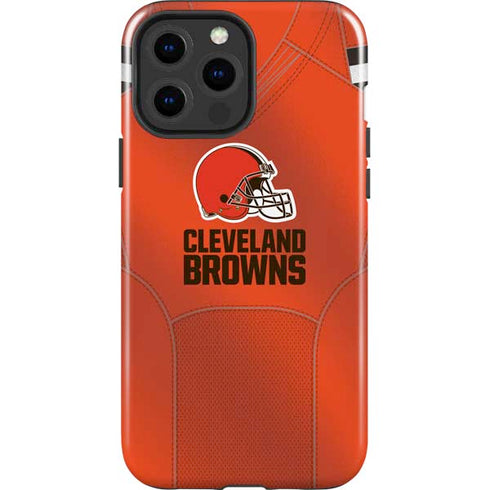 NFL Cleveland Browns Team Jersey iPhone 15 Pro Max Impact Case