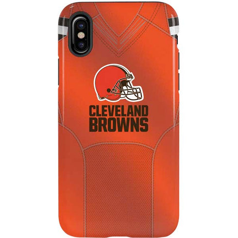 NFL Cleveland Browns Team Jersey iPhone X Pro Case