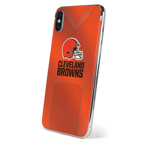 NFL Cleveland Browns Team Jersey iPhone X Skin