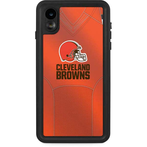 NFL Cleveland Browns Team Jersey iPhone XR Waterproof Case