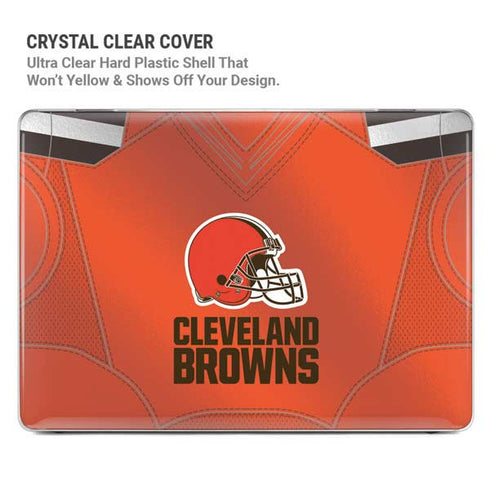 NFL Cleveland Browns Team Jersey MacBook Pro 16in (2021-25) Case plus Skin