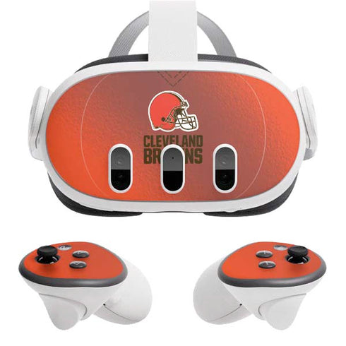NFL Cleveland Browns Team Jersey Meta Quest 3 Skin