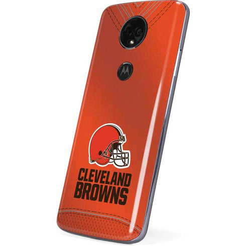 NFL Cleveland Browns Team Jersey Moto E5 Plus Skin