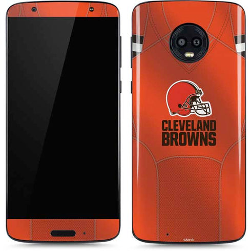 NFL Cleveland Browns Team Jersey Moto G6 Skin