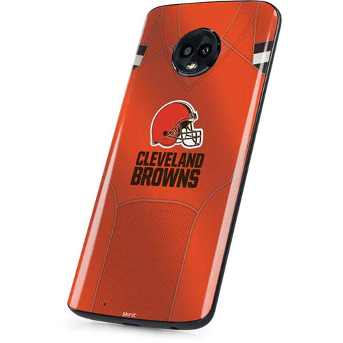 NFL Cleveland Browns Team Jersey Moto G6 Skin
