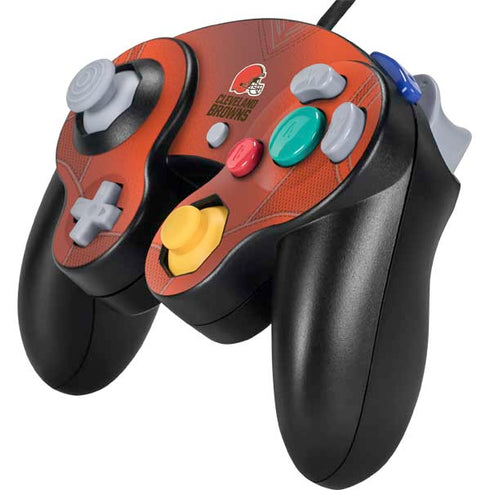 NFL Cleveland Browns Team Jersey Nintendo GameCube Controller Skin