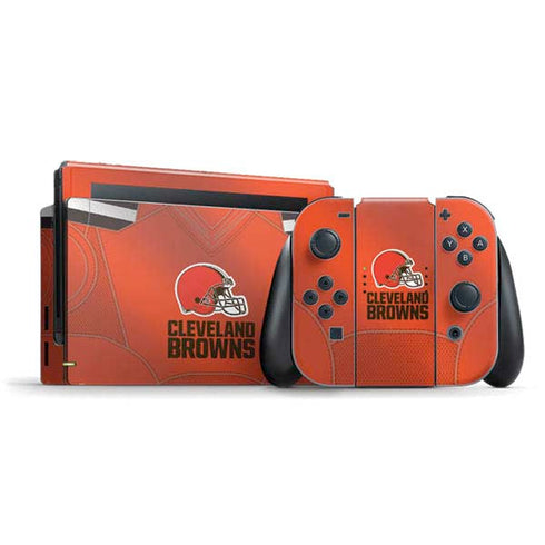 NFL Cleveland Browns Team Jersey Nintendo Switch Bundle Skin
