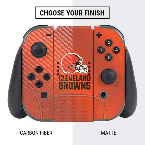 NFL Cleveland Browns Team Jersey Nintendo Switch Bundle Skin