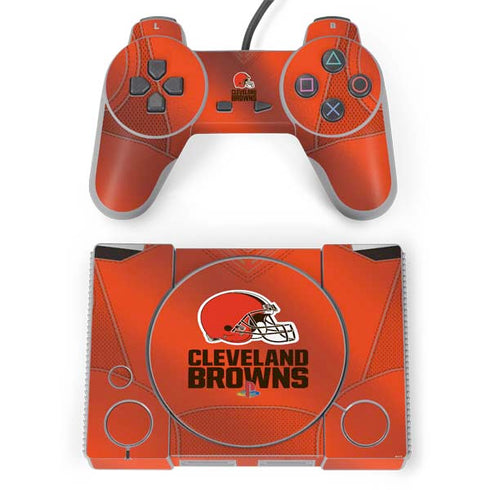 NFL Cleveland Browns Team Jersey PlayStation Classic Bundle Skin