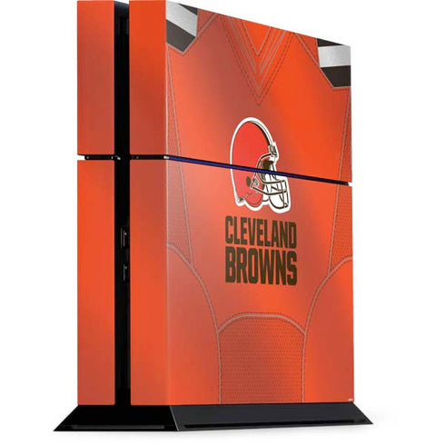 NFL Cleveland Browns Team Jersey PS4 Console Skin