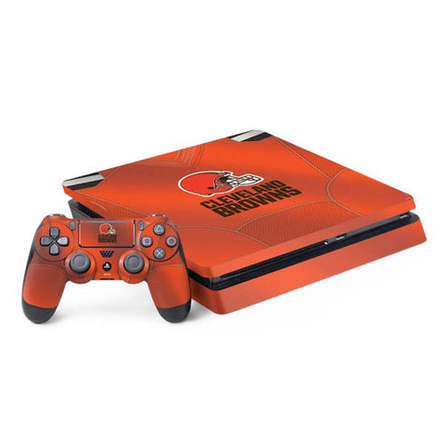 NFL Cleveland Browns Team Jersey PS4 Slim Bundle Skin