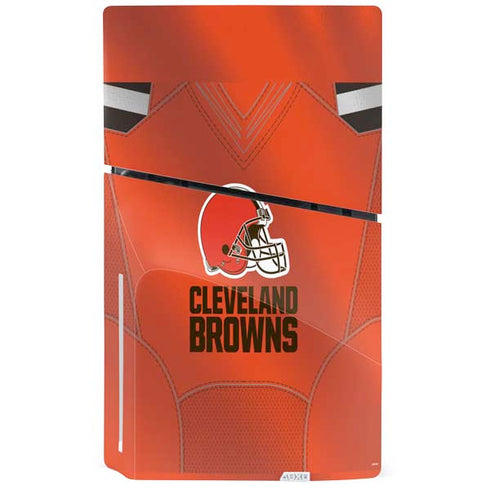 NFL Cleveland Browns Team Jersey PS5 Slim Disk Bundle Skin