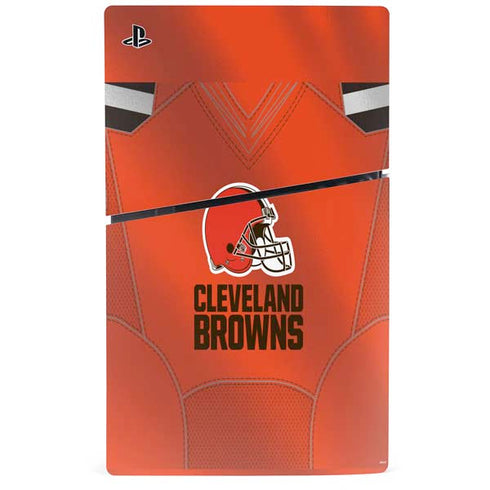 NFL Cleveland Browns Team Jersey PS5 Slim Digital Edition Bundle Skin