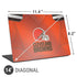 NFL Cleveland Browns Team Jersey Universal Laptop 14in (11.4 x 8.2in) Skin