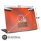 NFL Cleveland Browns Team Jersey Universal Laptop 15in (12.2 x 8.8in) Skin