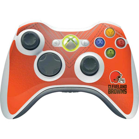 NFL Cleveland Browns Team Jersey Xbox 360 Wireless Controller Skin