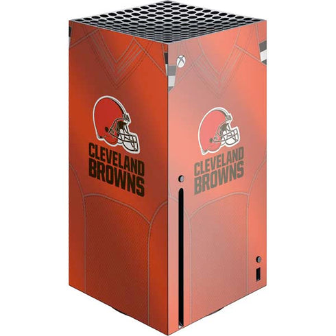 NFL Cleveland Browns Team Jersey Xbox Series X Console Skin