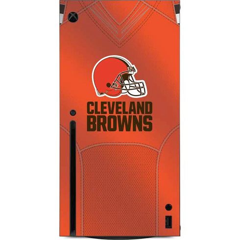 NFL Cleveland Browns Team Jersey Xbox Series X Console Skin