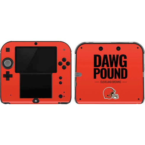 NFL Cleveland Browns Team Motto Nintendo 2DS Skin