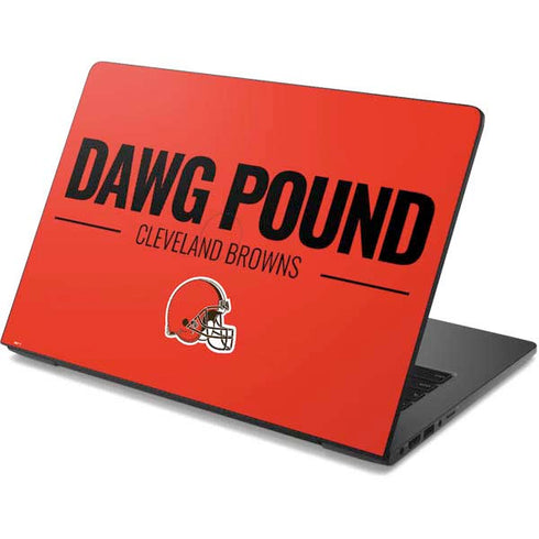 NFL Cleveland Browns Team Motto Dell Chromebook Skin