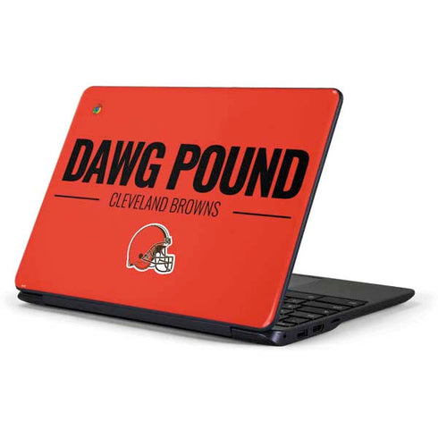 NFL Cleveland Browns Team Motto Samsung Chromebook Skin