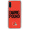 NFL Cleveland Browns Team Motto Galaxy A10e Clear Case