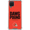NFL Cleveland Browns Team Motto Galaxy A12 Clear Case