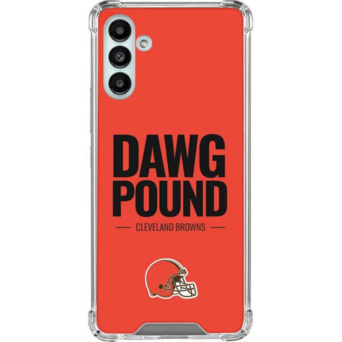 NFL Cleveland Browns Team Motto Galaxy A13 5G Clear Case