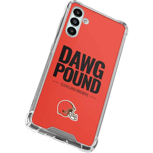 NFL Cleveland Browns Team Motto Galaxy A13 5G Clear Case