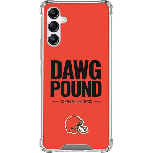 NFL Cleveland Browns Team Motto Galaxy A14 5G Clear Case