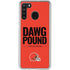 NFL Cleveland Browns Team Motto Galaxy A21 Clear Case