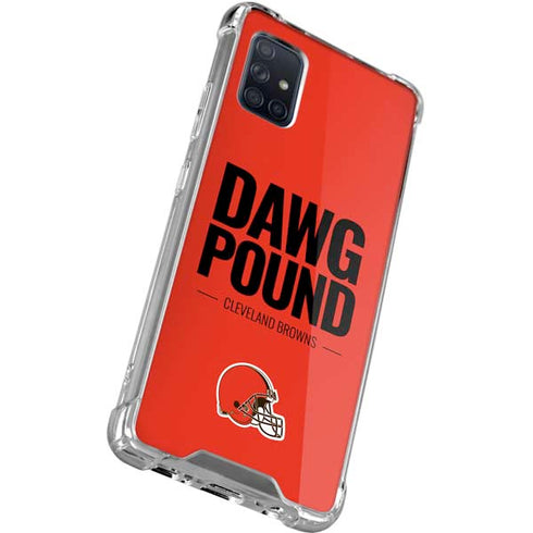 NFL Cleveland Browns Team Motto Galaxy A51 5G Clear Case