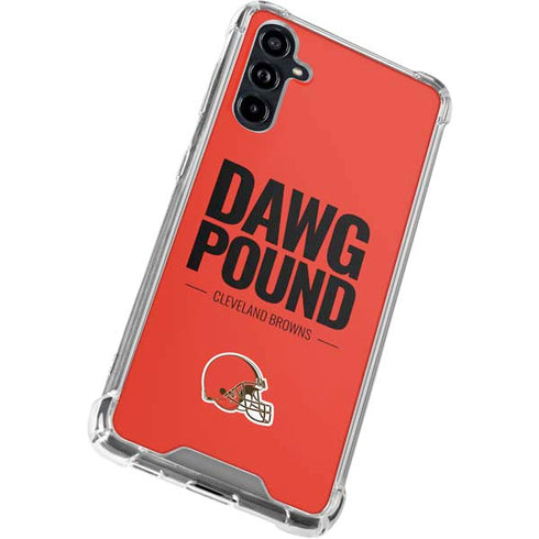 NFL Cleveland Browns Team Motto Galaxy A54 5G Clear Case