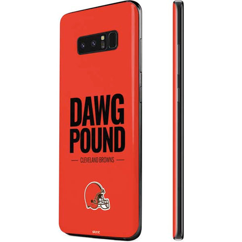 NFL Cleveland Browns Team Motto Galaxy Note 8 Skin