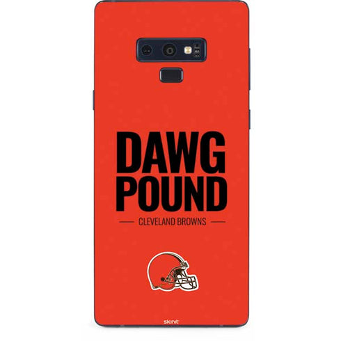 NFL Cleveland Browns Team Motto Galaxy Note 9 Skin