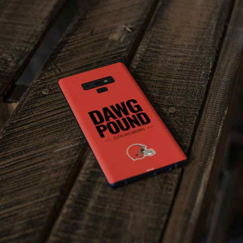 NFL Cleveland Browns Team Motto Galaxy Note 9 Skin