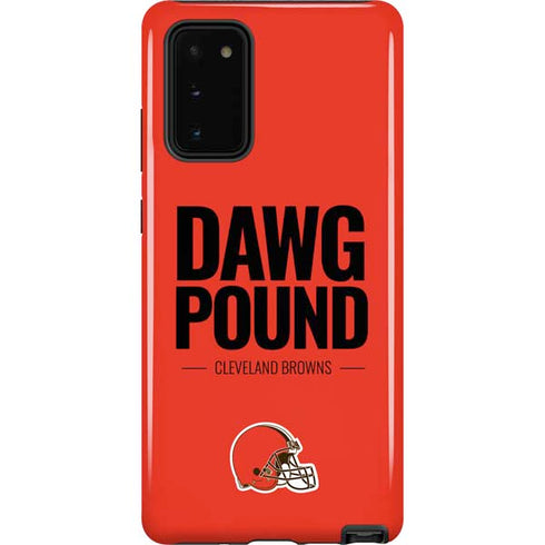 NFL Cleveland Browns Team Motto Galaxy Note20 5G Pro Case