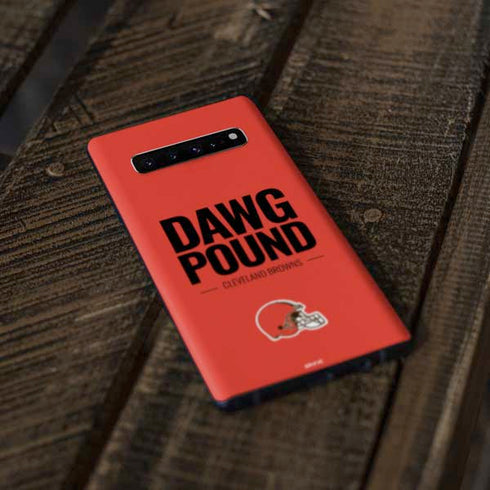 NFL Cleveland Browns Team Motto Galaxy S10 Skin