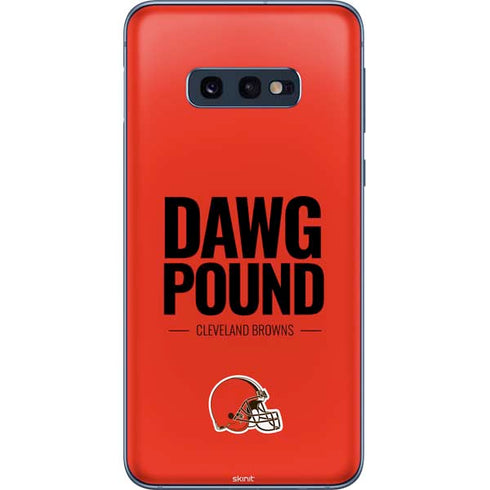 NFL Cleveland Browns Team Motto Galaxy S10e Skin